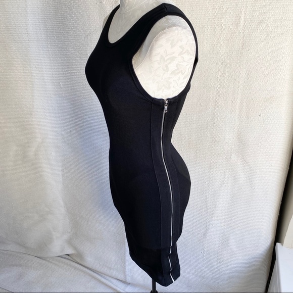 Robert Rodriguez XS Bodycon Zipper Dress Black - Picture 8 of 8